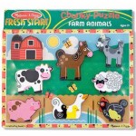 8 pc Melissa & Doug - Farm Chunky Puzzle
